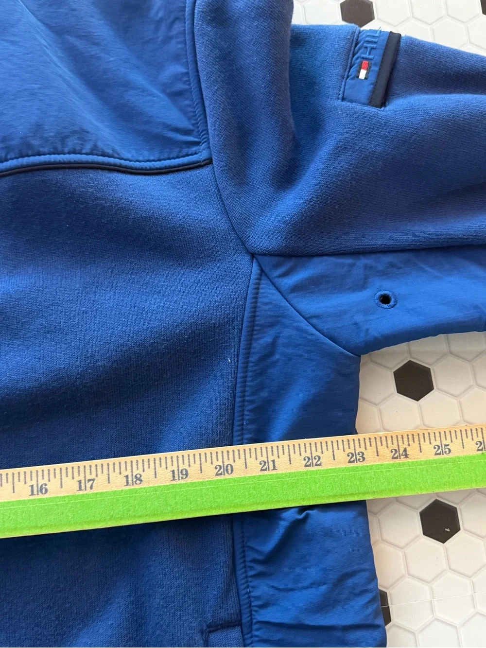 Vintage Tommy Hilfiger Blue Full Zip Track Jacket XL Athletic Casual Layer